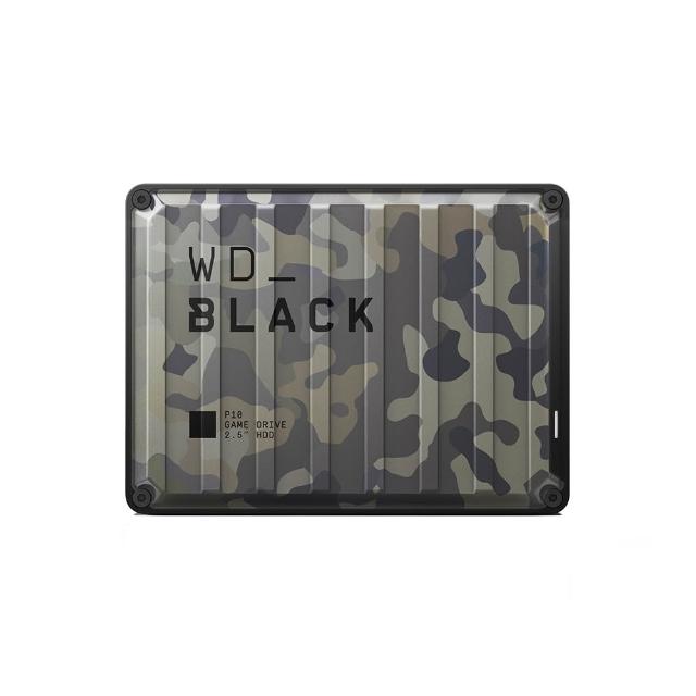 【WD 威騰】WD_BLACK  P10 Game Drive 黑標 4TB 2.5吋電競行動硬碟-迷彩(WDBZ7D0040BGN-WESN)