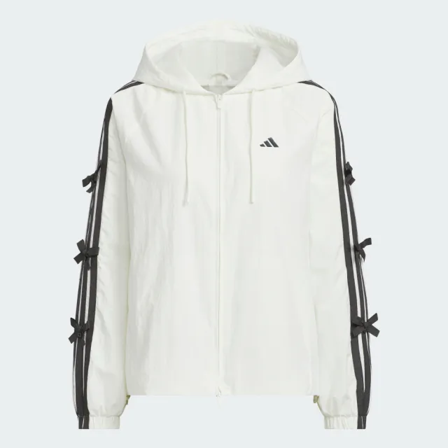 【adidas 愛迪達】連帽外套 女 KR7602