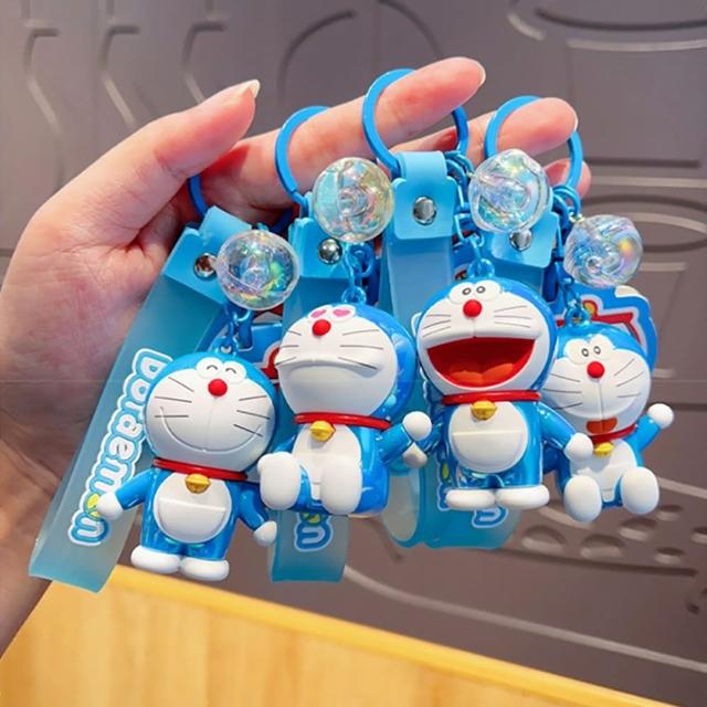 【Doraemon 哆啦A夢】PVC材質3D立體生動造型鑰匙扣鑰匙圈掛飾-多款可選(鑰匙環)