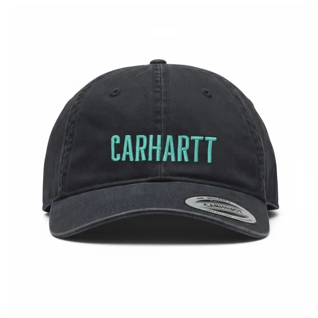 carhartt 美式電繡字水洗棒球帽 復古老帽 西岸滑板 情侶款