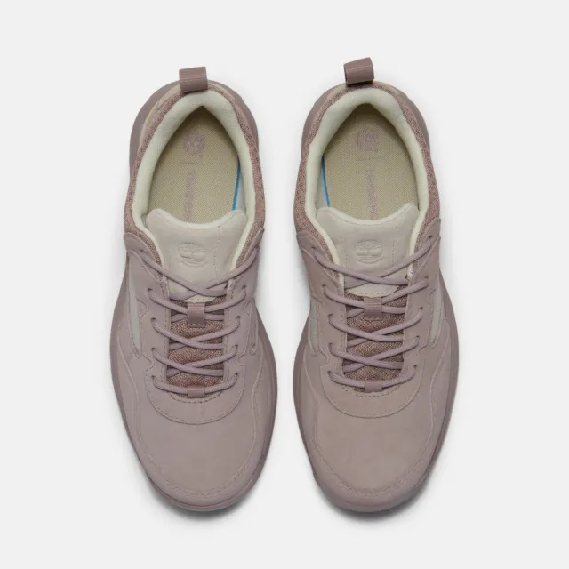 【Timberland】女款淺紫色低筒防水健行鞋(A4276AJG)