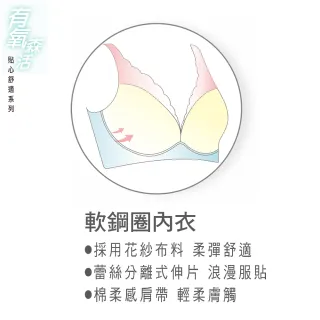 【Swear 思薇爾】有氧森活系列B-F罩軟鋼圈蕾絲包覆女內衣(氧氣灰)