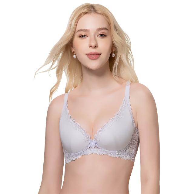 【Swear 思薇爾】有氧森活系列B-F罩軟鋼圈蕾絲包覆女內衣(氧氣灰)