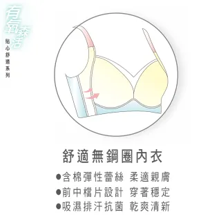 【Swear 思薇爾】有氧森活系列B-F罩無鋼圈蕾絲包覆女內衣(光譜綠)_出清品