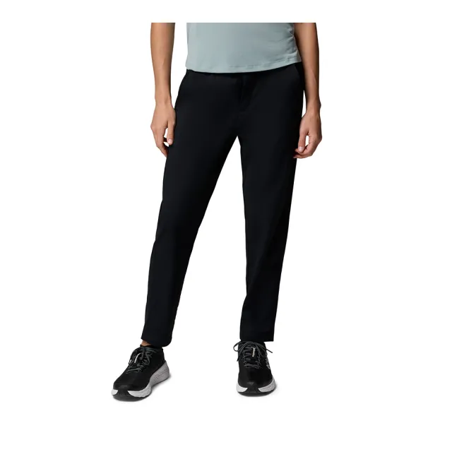 【Columbia 哥倫比亞】女款-超防曬UPF50防潑長褲-Cedar Crest ™ Pant-黑色(UAR52470BK/KS)