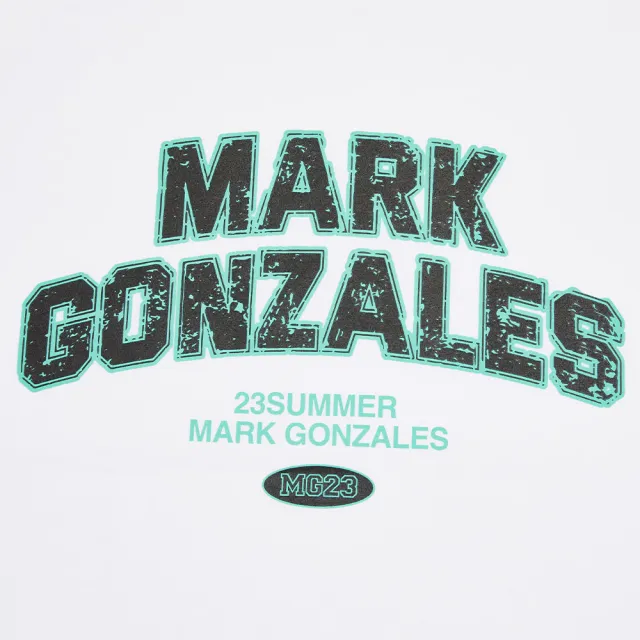 【Mark Gonzales】男女同款 VARSITY 圖案T恤 - 白色