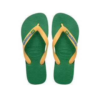 【havaianas 哈瓦仕】拖鞋 男鞋 女鞋 夾腳拖 巴西 國旗 Brasil Logo 綠 4110850-2079U (哈瓦士)