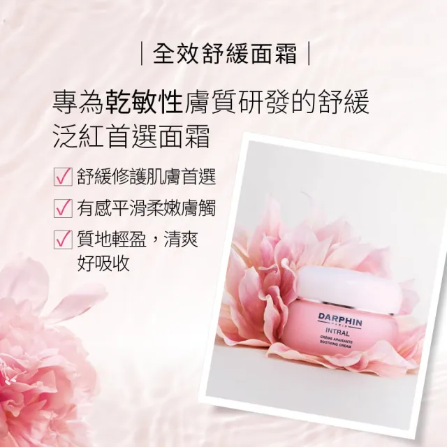 【DARPHIN 朵法】全效舒緩強韌穩膚組(全效舒緩精華50ml＋全效舒緩面霜50ml)