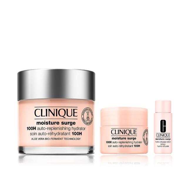 【CLINIQUE 倩碧】水磁場穩膚透亮爆水組(水磁場100H活水循環保濕凝膠75ml)