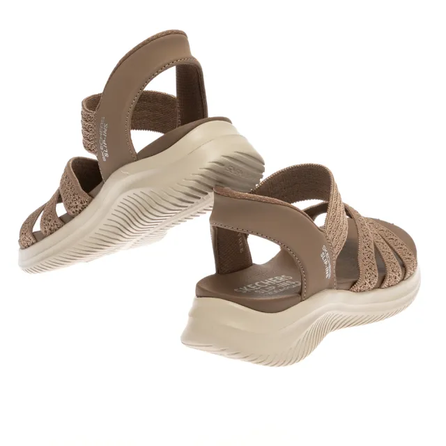 【SKECHERS】女鞋 休閒系列 涼拖鞋 涼鞋 拖鞋 瞬穿舒適科技 ULTRA FLEX 3.0 SANDAL (164054MOC)