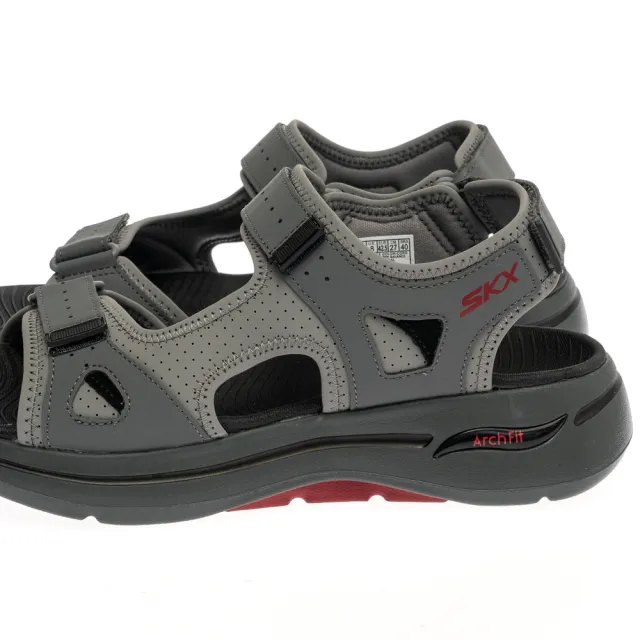 【SKECHERS】男鞋 健走系列涼拖鞋 拖鞋 瞬穿舒適科技 GO WALK ARCH FIT SANDAL(229064CCRD)