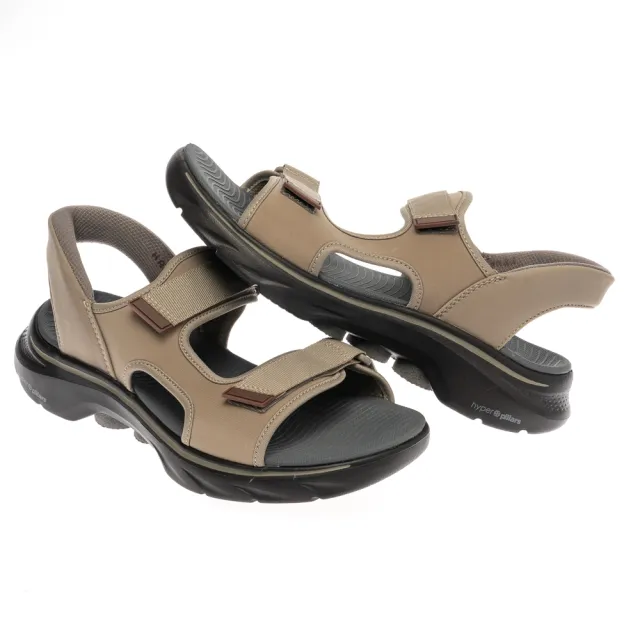 【SKECHERS】男鞋 健走系列涼拖鞋 拖鞋 涼鞋 瞬穿舒適科技 GO WALK 7 SANDAL(229297DKTP)