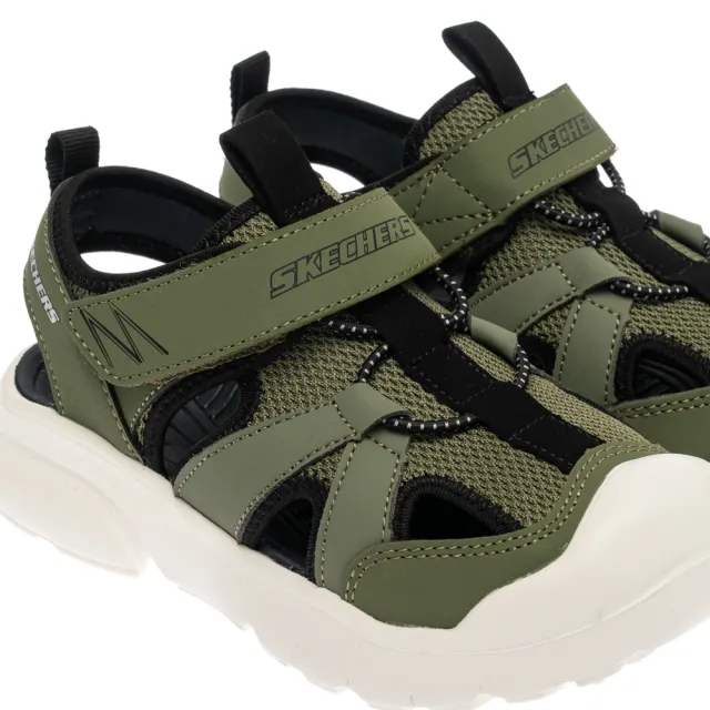 【SKECHERS】男童系列 男童鞋 涼拖鞋 涼鞋 RAZOR RUSH (407043LOLV)