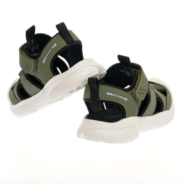 【SKECHERS】男童系列 男童鞋 涼拖鞋 涼鞋 RAZOR RUSH (407043LOLV)
