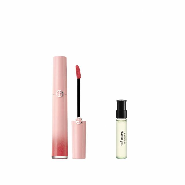 【ARMANI 亞曼尼】官方直營 奢華絲絨訂製唇萃 6.5ml(GA/限定版/唇彩/唇釉)