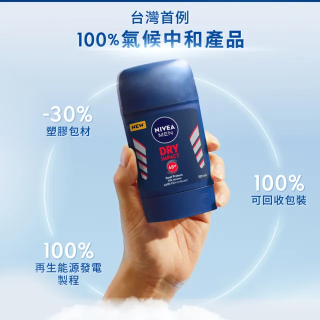 【NIVEA 妮維雅】男士止汗爽身乳膏Pro升級版50mlx4入(乾適活力/極限動力-銀炫魅力)
