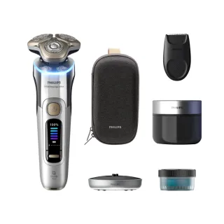 【Philips 飛利浦】XP9404 旗艦AI奢享旋護式電鬍刀 (AI光圈感測/從根淨刮/乾濕兩用/5種模式/官方直營)