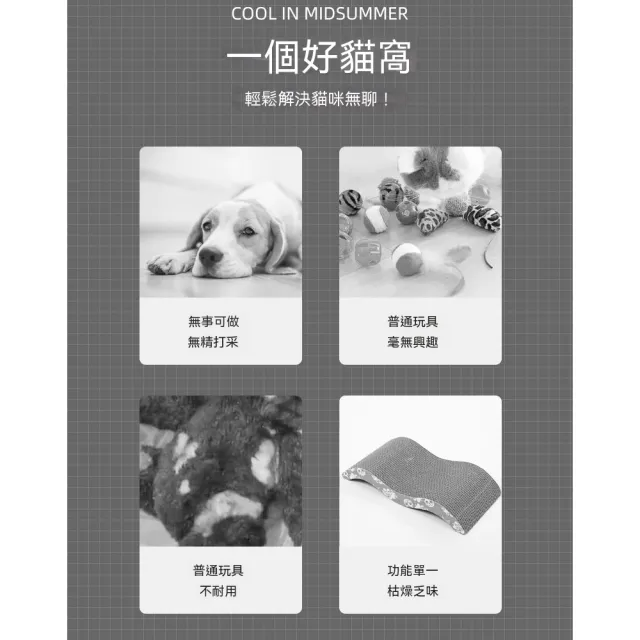 【窩居】實木狗窩 離地窩 寵物床 貓床 貓窩 狗沙髮50x35x18cm(四季通用/可睡可玩/防潮)