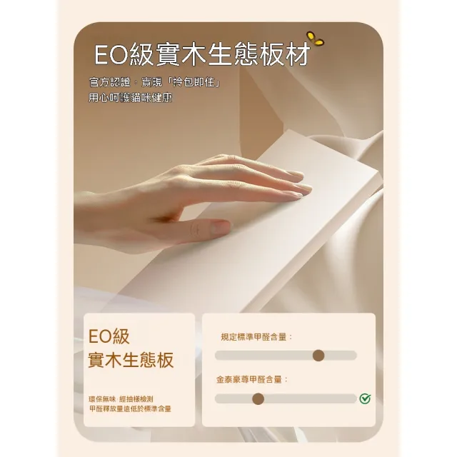 【窩居】貓別墅 室內貓舍 貓櫃 貓窩 實木貓籠70*50*45CM(不占地/超大空間/可放貓砂盆/防水防味)