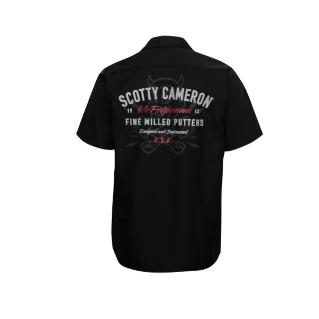 【Scotty Cameron 卡麥隆】限量版高爾夫 Speed Demon Work Shirt 短袖鈕襯衫