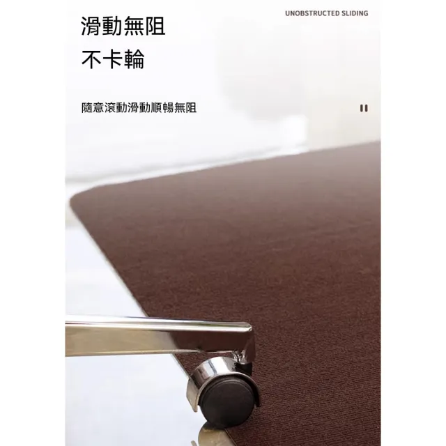 【窩居】隔音地墊 電腦椅地墊 防滑無膠自粘 PVC防滑底 穩固不移位 拼接地墊 180*90cm