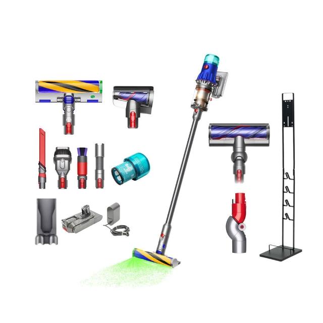 【dyson 戴森】V12 Detect Slim Fluffy SV46 強勁輕量智慧無線吸塵器 光學偵測(升級HEPA過濾)