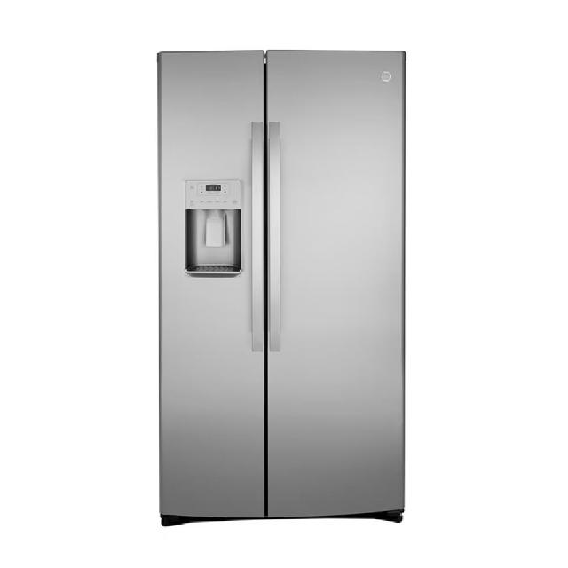 【GE 奇異】防指紋 不銹鋼 薄型 對開門 冰箱 702L  /台 GZS22IYNFS