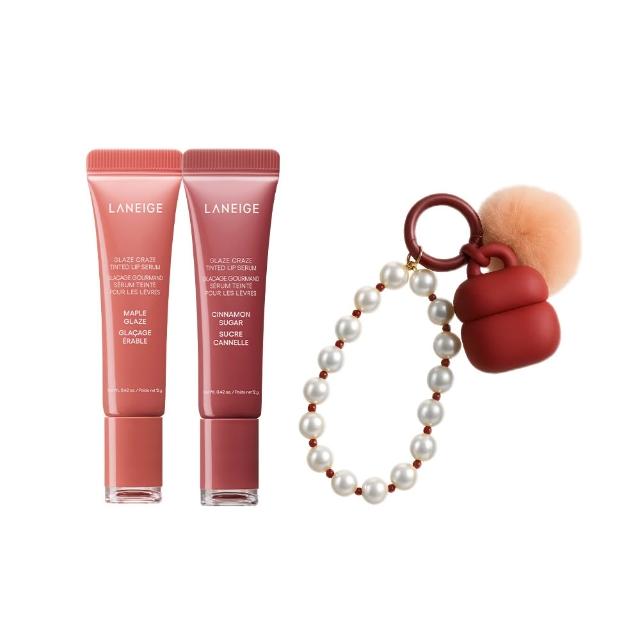 LANEIGE蘭芝推出的「甜甜圈澎潤水唇釉」，以柔霧水潤質感為特色，輕盈覆蓋雙唇，帶來綿延不散的豐潤感。獨特的「澎潤」技術讓色彩更均勻，延展度佳，適合日常與節日妝容。2024秋冬限定色號，增添時尚感與個性魅力。