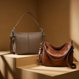 【FOSSIL】Jolie 真皮新月斜背包 (多色可選)