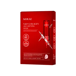 【MIRAE 未來美】新上市!專業院線NAD+膠原逆齡面膜(3片/盒)