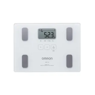 【OMRON 歐姆龍】電子體重計/兩點式體脂計 HBF-212 柔道國手 楊勇緯推薦(白色)