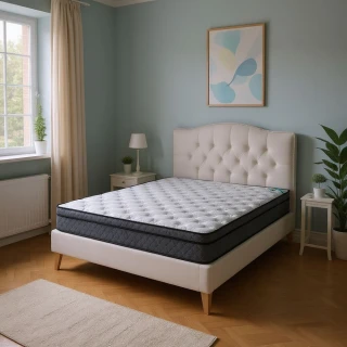 【Mr.Bed 倍得先生】雙人 3D透氣護脊抗干擾 獨立筒床墊 5尺&times;6.2尺&times;25cm-顧家先生