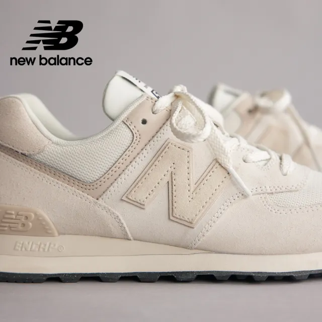 【NEW BALANCE】NB 574 復古鞋/運動鞋_U574OF2-D_中性_奶油白