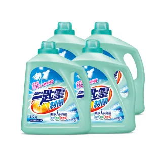 【一匙靈】ATTACK制菌超濃縮洗衣精(瓶裝3.0kgX4罐/箱)