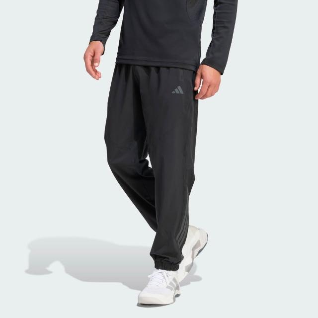 【adidas 愛迪達】TECH ESSENTIALS 運動長褲 吸濕排汗 男 KT3131