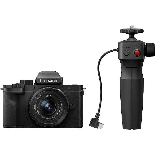 【Panasonic 國際牌】G100D + 12-32mm 鏡頭 + DMW-SHGR2 三腳架握把組 --公司貨(DC-G100DV)