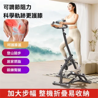 SHINKAWA新川 多功能爬樓機(健身踏步機 室內踏步機 登山機 運動健身器材 靜音爬坡機 原地踏步器)