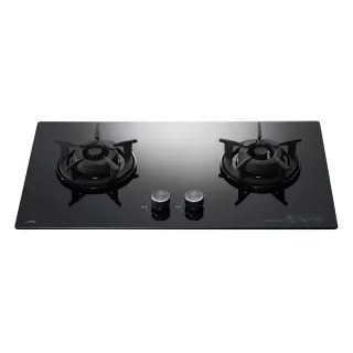 【喜特麗】雙口黑色玻璃檯面爐(JT-GC229AS 原廠安裝)