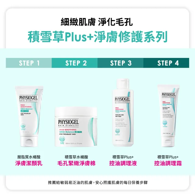 【PHYSIOGEL 潔美淨】水楊酸淨膚潔顏乳120ml_2入(洗面乳)