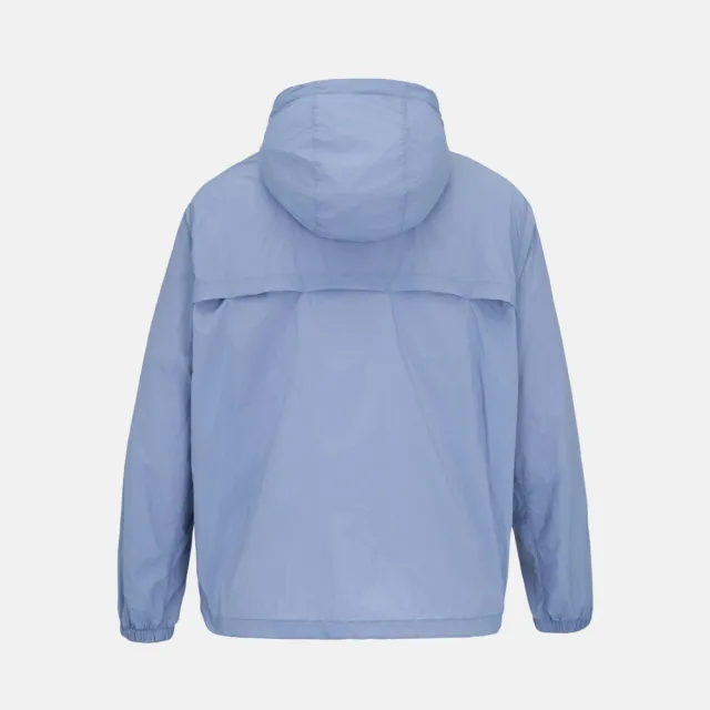 【Timberland】中性灰藍色防潑水可收納防曬外套(0YHFGB88)