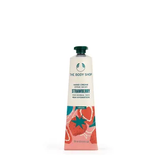 【THE BODY SHOP 美體小舖】草莓嫩白護手霜-30ML