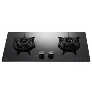 【喜特麗】雙口黑色玻璃檯面爐(JT-GC229AS 原廠安裝)