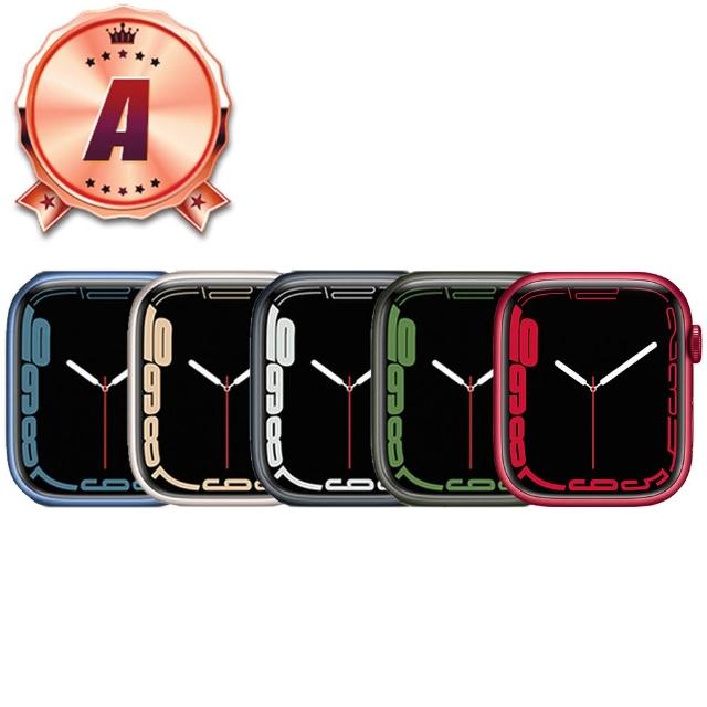 【Apple】A級福利品 Watch Series 7 LTE 41mm 鋁金屬 智慧型手錶(贈市值1480配件禮)