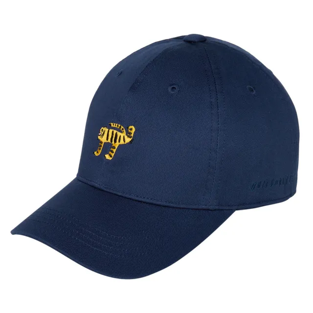 【Onitsuka Tiger】鬼塚虎-深藍色老虎刺繡塗鴉棒球帽(3183B262-400)