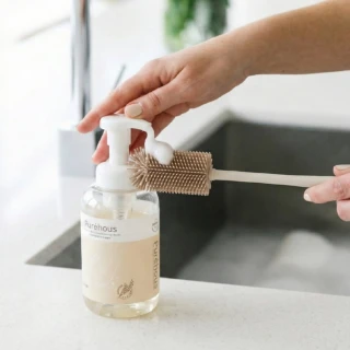 【Vogito 好日照】Purehous 燕麥親膚奶瓶食器清潔慕斯 500ml(食品級酵素輕鬆分解汙垢/英國專利/天然安心)