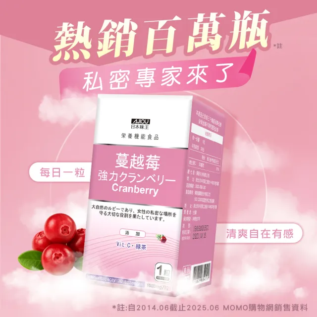 【2026】蔓越莓錠推薦ptt》10款高評價人氣品牌排行榜 | BALIMAN情報局