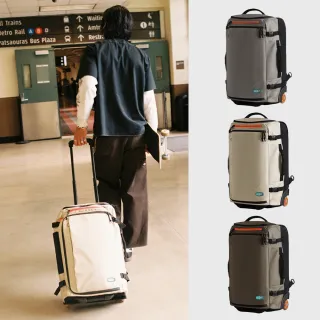 【BAGSMART】買一送一 旅人Ultra兩用雙肩拉桿包43L(買就送盥洗包★大容量 防潑水 滑板輪 登機旅行袋)