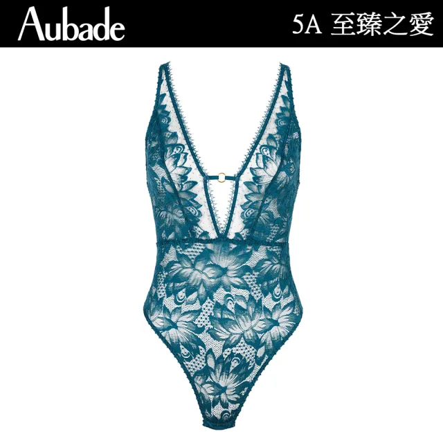 【Aubade】至臻之愛深V性感蕾絲連身BODY 性感內衣 法國進口 女內衣(5A)
