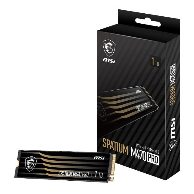 SSD+MB組合★【MSI 微星】SPATIUM M470 Pro 1TB SSD固態硬碟(讀6000MB/寫4500MB)+微星B850M-P