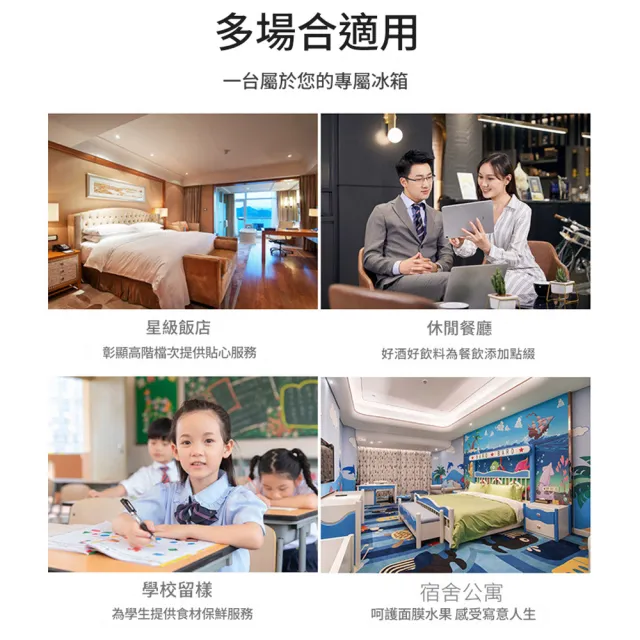 Loha 樂活家 40L小冰箱 冷藏箱 酒店/電競房冷藏櫃 BC-40A（半導體冷氣/靜音降噪/梯度調溫）